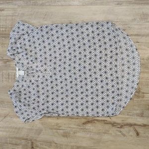 H&M | Geometric print blouse
